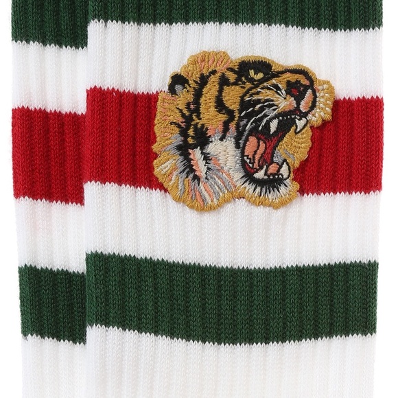 Gucci Tiger Appliqué Little Williams Socks NWT* - Picture 2 of 3